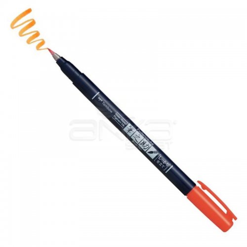 Tombow Fudenosuke Brush Pen Fırça Uçlu Kalem 28 Orange - 28 Orange