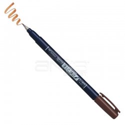 Tombow - Tombow Fudenosuke Brush Pen Fırça Uçlu Kalem 31 Brown