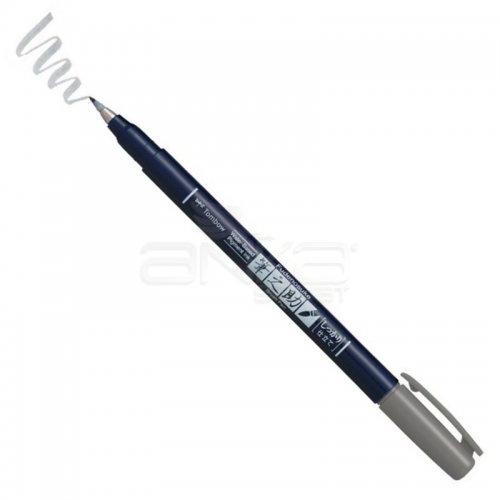 Tombow Fudenosuke Brush Pen Fırça Uçlu Kalem 49 Gray - 49 Gray