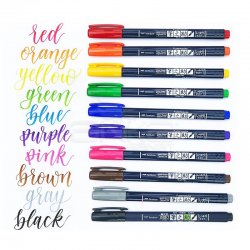 Tombow - Tombow Fudenosuke Brush Pen Fırça Uçlu Kalem