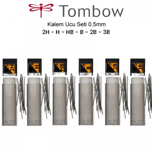 Tombow Kalem Ucu Seti 0.5mm 6 lı set