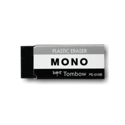 Tombow - Tombow Mono Black Silgi 23x11x55mm