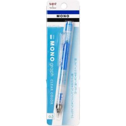 Tombow - Tombow Mono Graph Mekanik Versatil Kalem 0.5mm Mavi DPA-138B