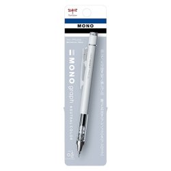 Tombow - Tombow MONO Graph Neutral Mekanik Kurşun Kalem 0.5mm Mat Gri