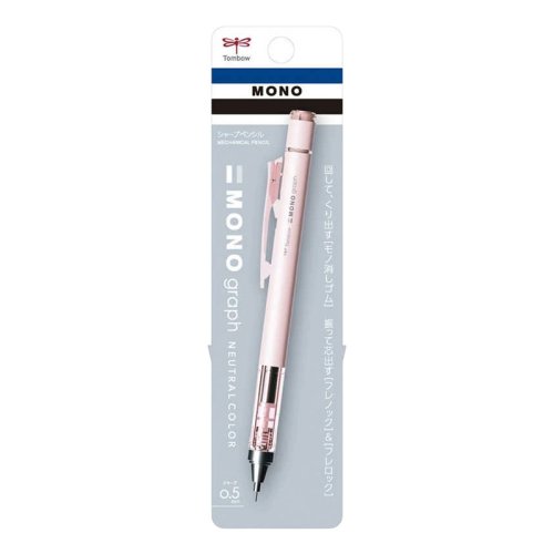 Tombow MONO Graph Neutral Mekanik Kurşun Kalem 0.5mm Mat Pembe