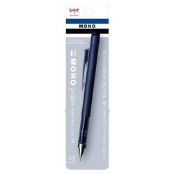 Tombow - Tombow MONO Graph Neutral Mekanik Kurşun Kalem 0.5mm Mat Lacivert