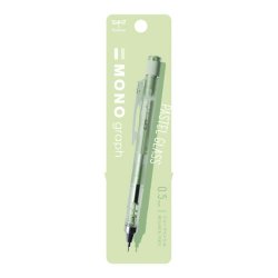 Tombow - Tombow Mono Graph Mekanik Versatil Kalem 0.5mm Şeffaf Yeşil (1)