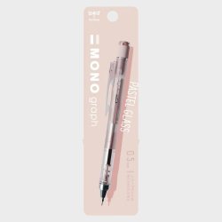 Tombow - Tombow Mono Graph Mekanik Versatil Kalem 0.5mm Şeffaf Pastel Glass (1)