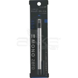 Tombow - Tombow Mono Zero Kalem Silgi Yassı Uç Gümüş 2.5x5mm (1)