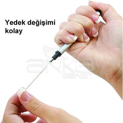 Tombow Mono Zero Kalem Silgi Yuvarlak Uç Gümüş 2.3mm - Thumbnail