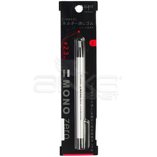 Tombow Mono Zero Kalem Silgi Yuvarlak Uç Gümüş 2.3mm