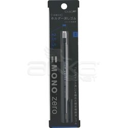 Tombow - Tombow Mono Zero Kalem Silgi Yassı Uç Siyah 2.5x5mm (1)