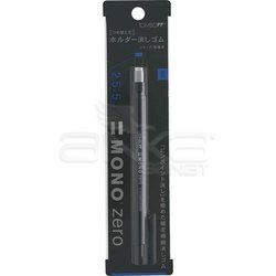 Tombow Mono Zero Kalem Silgi Yassı Uç Siyah 2.5x5mm - Thumbnail