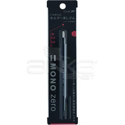 Tombow - Tombow Mono Zero Kalem Silgi Yuvarlak Uç Siyah 2.3mm (1)
