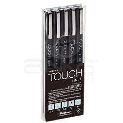 Touch - Touch Liner Teknik Çizim Kalemi 5li Set Cool Grey SH4101205