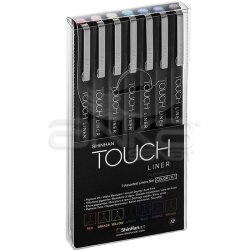 Touch Liner Teknik Çizim Kalemi 7li Set Renkli SH4105007 - Thumbnail