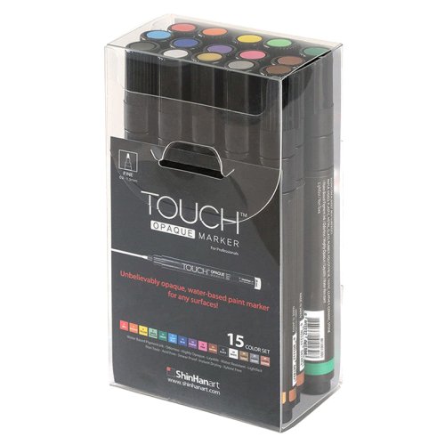 Touch Opaque Marker 15 Colors Set-Fine