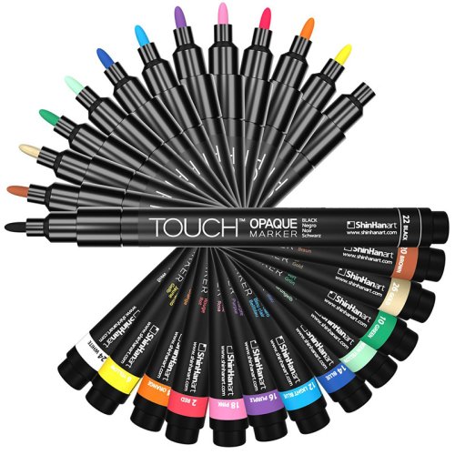 Touch Opaque Marker 15 Colors Set-Fine
