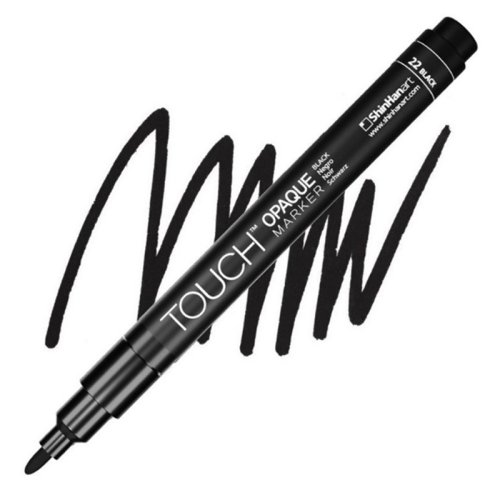 Touch Opaque Marker Fine Black - Black