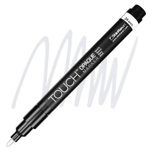 Touch Opaque Marker Fine White