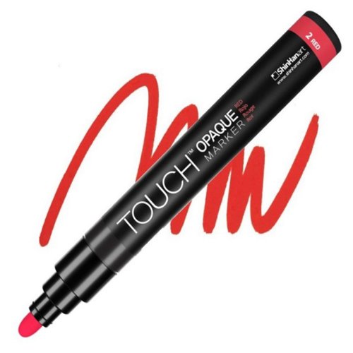 Touch Opaque Marker Medium Red