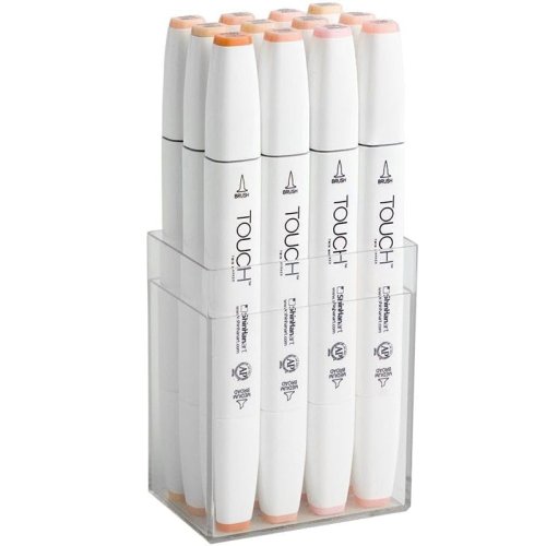 Touch Twin Brush Marker Kalem 12li Set Skın Tones