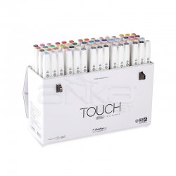 Touch - Touch Twin Brush Marker Kalem 60lı Set A Defter Hediyeli A3 (1)