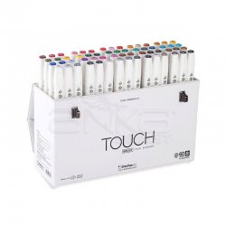 Touch - Touch Twin Brush Marker Kalem 60lı Set B Defter Hediyeli A3 (1)