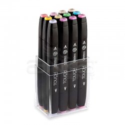 Touch Twin Marker Kalem 12li Set Pastel Renkler - Thumbnail