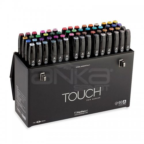 Touch Twin Marker Kalem 60lı Set A Defter Hediyeli A3