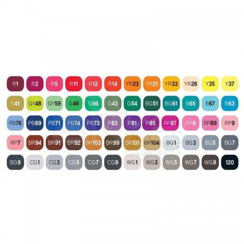 Touch Twin Marker Kalem 60lı Set A Defter Hediyeli A3