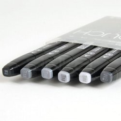 Touch - Touch Twin Marker Kalem 6lı Cool Grey Tones (1)