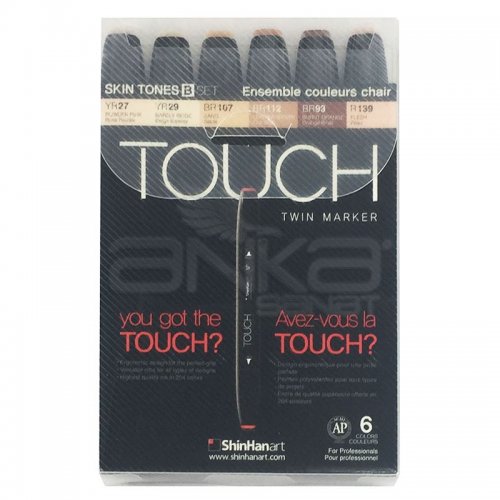 Touch Twin Marker Kalem 6lı Set Skin Tones B