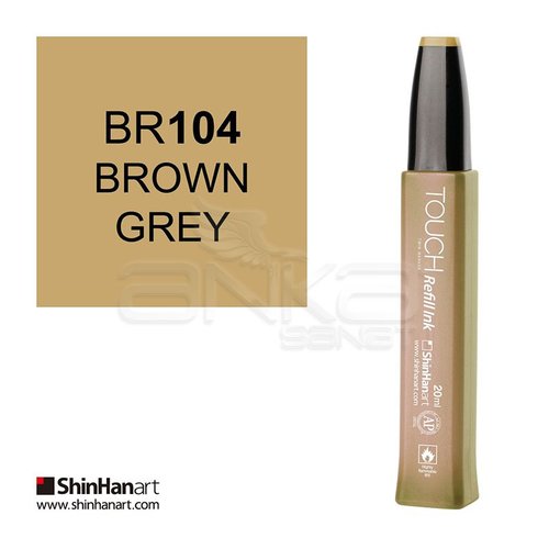 Touch Twin Marker Refill İnk 20ml BR104 Brown Grey