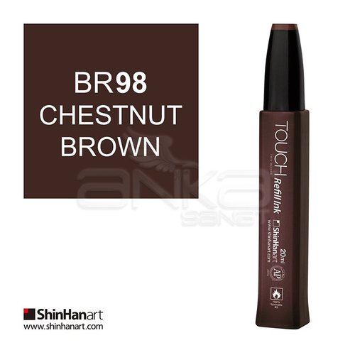 Touch Twin Marker Refill İnk 20ml BR98 Chestnut Brown - BR98 Chestnut Brown