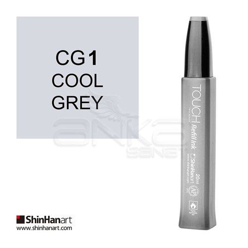 Touch Twin Marker Refill İnk 20ml CG1 Cool Grey - CG1 Cool Grey