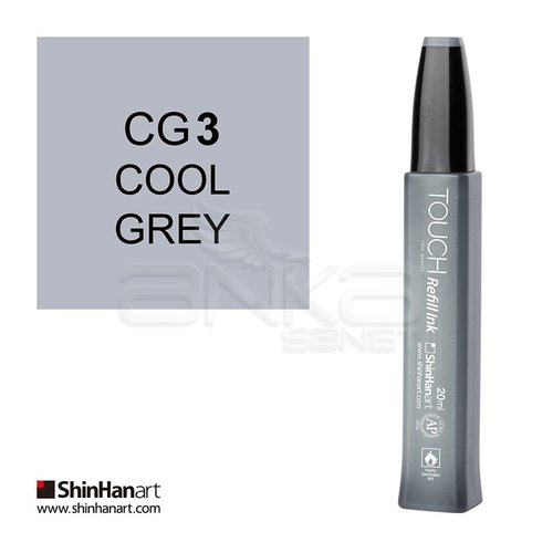 Touch Twin Marker Refill İnk 20ml CG3 Cool Grey