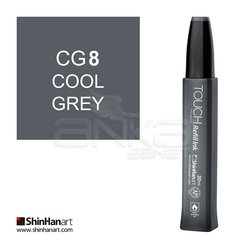 Touch - Touch Twin Marker Refill İnk 20ml CG8 Cool Grey