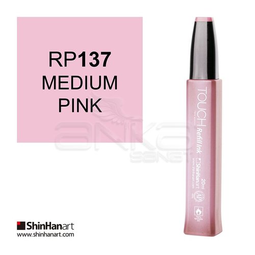 Touch Twin Marker Refill İnk 20ml RP137 Medium Pink - RP137 Medium Pink