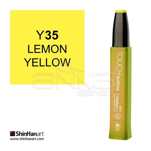 Touch Twin Marker Refill İnk 20ml Y35 Lemon Yellow - Y35 Lemon Yellow