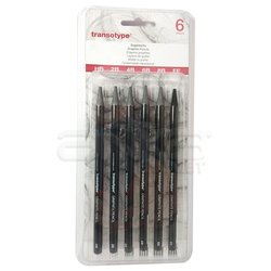 Transotype - Transotype Woodless Pencil Grafit Kalem Seti 6lı