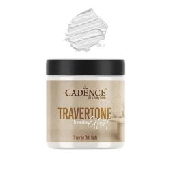 Cadence - Cadence Traverten Efekt Pasta 250ml Beyaz TRV-01