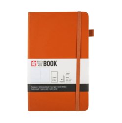 Sakura - Sakura Sketch Book 140g 80 Yaprak 13x21cm Turuncu Çizgili