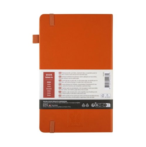 Sakura Sketch Book 140g 80 Yaprak 13x21cm Turuncu Çizgili