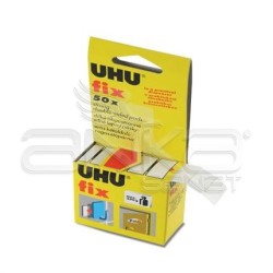 Uhu - Uhu Fix Çift Taraflı Yapıştırıcı 50 Adet 12 x 18mm 44385