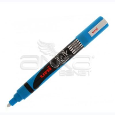 Uni Chalk Marker Wet Wipe Light Blue 1.8-2.5mm - Light Blue
