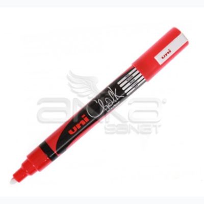 Uni Chalk Marker Wet Wipe Red 1.8-2.5mm