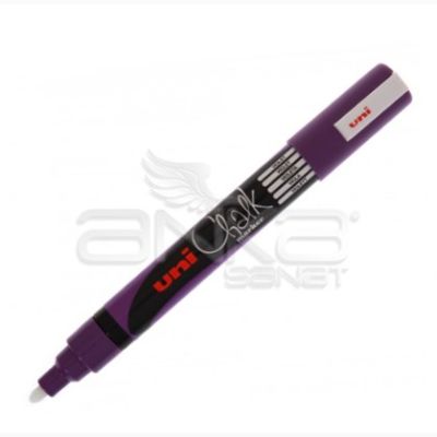 Uni Chalk Marker Wet Wipe Violet 1.8-2.5mm - Violet