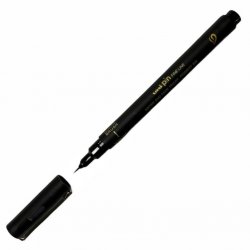 Uni - Uni Pin Extra Fine Brush Fırça Uçlu Kalem Siyah