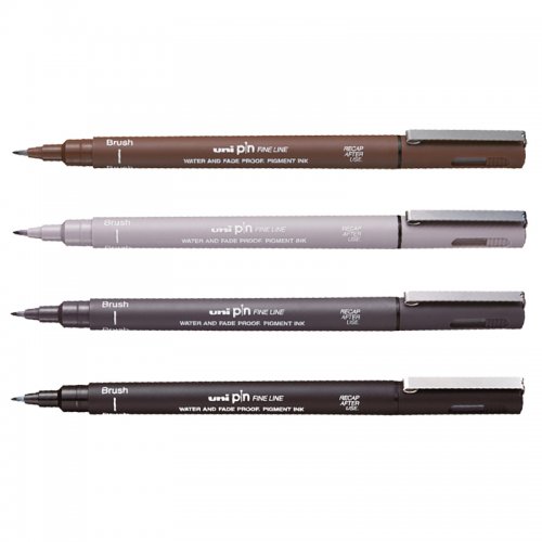Uni Pin Fine Line Brush Fırça Uçlu Kalem